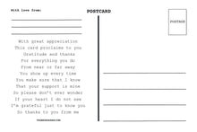 Load image into Gallery viewer, Thank You Love Note Post