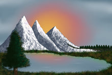 Load image into Gallery viewer, Mountain of Peace Love Note Post