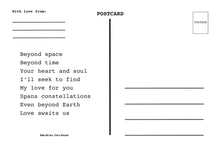 Load image into Gallery viewer, Beyond Earth Love Note Post