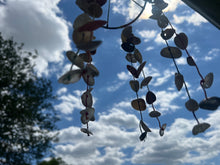 Load image into Gallery viewer, Seashell Wind Chime - 6 inch Wrapped Metal Hoop
