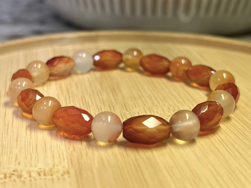 Carnelian & Citrine Bracelet